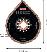 Bosch Segmentsägeblatt EXPERT AV Z70 RT4 Ø 70 mm Mörtel Starlock
