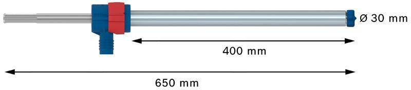 BOSCH Hammerbohrer-Set EXPERT SDS Clean max-8X, 20,0 mm, 650 mm – Staubarm bohren in Stahlbeton