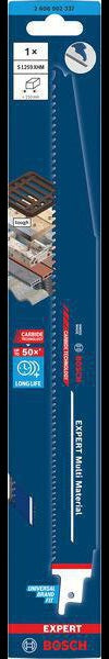 Bosch Säbelsägeblatt Expert Multimaterial 150 mm, Carbide-Technologie, TPI 6-8, für Metall, Holz, Kunststoff