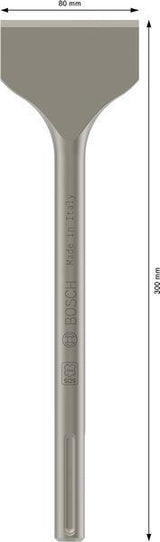 Bosch Spatmeißel SDS-max 350 mm, Schneidenbreite 115 mm für Beton und Mauerwerk