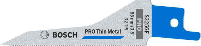 BOSCH Säbelsägeblatt PRO Thin Metal S325GF, 85 mm, TPI 32