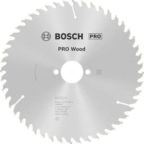 Bosch Kreissägeblatt PRO Wood AD 160 mm Z24 WZ für präzise Holzschnitte