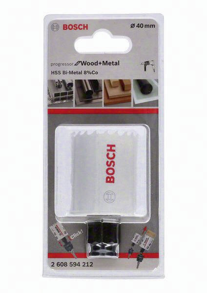 Bosch Lochsäge HSS-Co8 102 mm BIM Progressor for Wood and Metal Power Change Plus