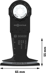 BOSCH Tauchsägeblatt PRO AII65APIB Starlock Bi-Metall 40 mm für Holz, Metall & Kunststoff
