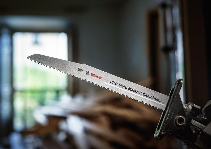BOSCH Säbelsägeblatt S 611 DF, 150 mm, Bi-Metall, TPI 6, 5 Stück – für Holz und Metall