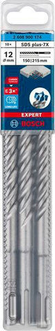 Bosch Expert SDS-7X Hammerbohrer 5 mm, 10 Stück, SDS-plus, Carbide Technology