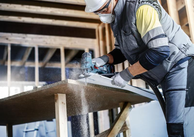 BOSCH Stichsägeblatt Fiber Plaster T 341 HM, 132 mm, Zahnteilung 4,3 mm, 3 Stück pro Karte