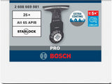 BOSCH Tauchsägeblatt PRO AII65APIB Starlock Bi-Metall 40 mm für Holz, Metall & Kunststoff