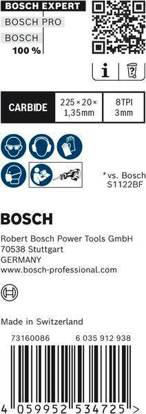 BOSCH Expert Automotive Steel S957CHM Säbelsägeblatt 150 mm für Automobilstahl