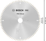 BOSCH Kreissägeblatt PRO Wood AD 216 mm Z48 WZ/N für Kapp- und Gehrungssägen