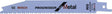 Bosch Säbelsägeblatt S 123 XF Progressor for Metal, 150 mm, TPI 8-14, 5er Pack