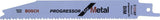 Bosch Säbelsägeblatt S 123 XF Progressor for Metal, 150 mm, TPI 8-14, 5er Pack
