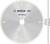 Bosch Kreissägeblatt PRO Wood AD 160 mm Z24 WZ für präzise Holzschnitte