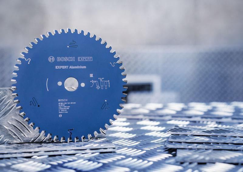 BOSCH Kreissägeblatt EXPERT for Alu.AD 160 mm Z.52 HLTCG für saubere Aluminium-Schnitte