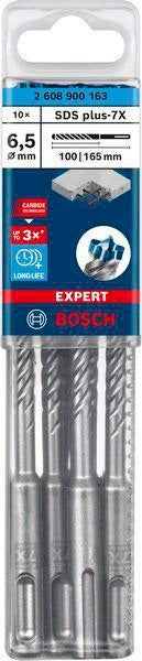 Bosch Expert SDS-7X Hammerbohrer 5 mm, 10 Stück, SDS-plus, Carbide Technology