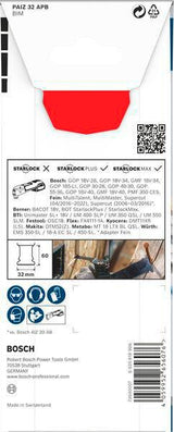 BOSCH PRO AIZ 32 APIB Tauchsägeblatt Starlock, 32 mm, BIM, für Holz, Metall & Kunststoff