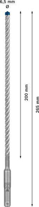 BOSCH Hammerbohrer Expert SDS-7X Ø18 mm, Arbeitslänge 200 mm, SDS-plus