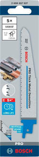 Bosch Säbelsägeblatt S 930 CF, 150 mm, BIM, 2x2 Tooth Geometry, 5er Pack