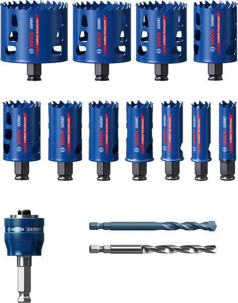 BOSCH Lochsägen-Set EXPERT Multi Material 8-teilig 22-68 mm Carbide Technology