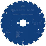 BOSCH Kreissägeblatt Expert for Construct Wood 165 mm, 24 Zähne, WZ, Bohrung 20 mm – für Holz mit Fremdkörpern