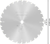 Bosch Kreissägeblatt Construct Wood AD 315 mm Z.20 WZ – Für Baustellenholz mit Fremdkörpern