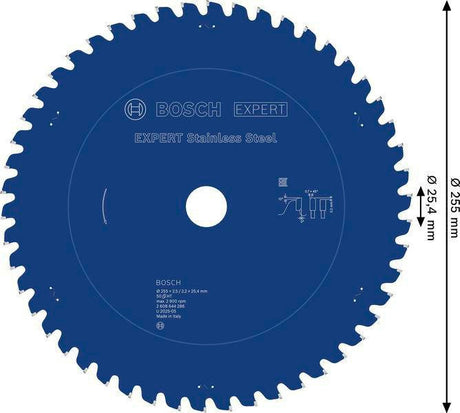 Bosch EXPERT Stainless Steel Kreissägeblatt 230 mm, 46 Zähne, für Edelstahl