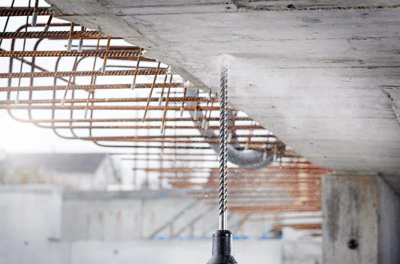 BOSCH Hammerbohrer Max-7 SDS-max Ø 18 mm, Arbeitslänge 1200 mm – 4 Schneiden für aggressiven Bohrfortschritt