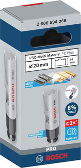 Bosch Lochsäge PRO Multi Material PC Plus 102 mm – HSS mit 8% Kobalt für Stahl und Trockenbau