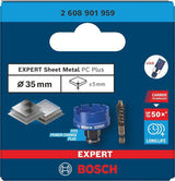 BOSCH Lochsäge EXPERT Sheet Metal D.20mm, Schnitt-T.5mm, Power Change Plus – für Edelstahl und härtesten Stahl