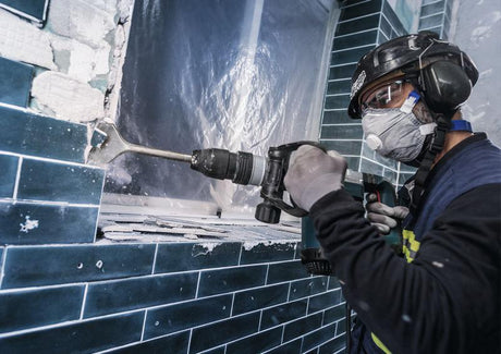 BOSCH Fliesenmeißel SDS-max 300 mm x 80 mm – Schlagwerkzeug für Wand- und Bodenfliesen
