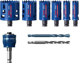 BOSCH Lochsägen-Set EXPERT Multi Material 8-teilig 22-68 mm Carbide Technology