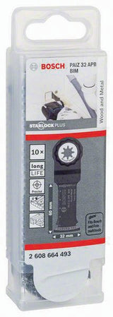 BOSCH Tauchsägeblatt PAIZ 32 APB, 32 mm, Eintauchtiefe 60 mm, Starlock Plus, BIM