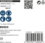 Bosch Expert SDS-7X Hammerbohrer 5 mm, 10 Stück, SDS-plus, Carbide Technology