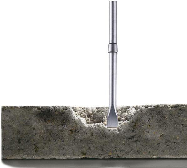 BOSCH Flachmeißel SDS-max 280 mm mit 25 mm Schneidenbreite für Stemm- und Abrissarbeiten