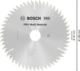 BOSCH Kreissägeblatt Multi Material 160 mm 42 Zähne HLTCG für Holz, Aluminium und Kunststoff