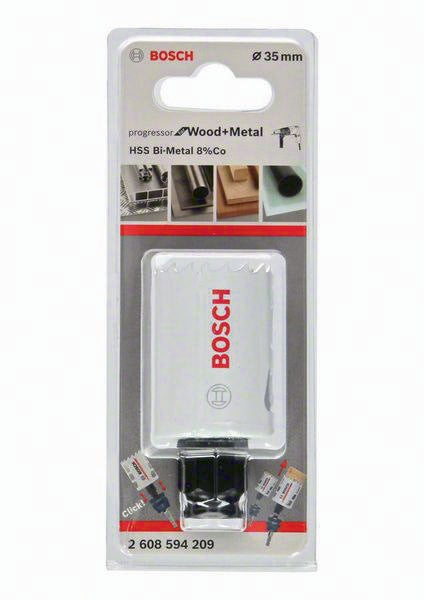 Bosch Lochsäge HSS-Co8 102 mm BIM Progressor for Wood and Metal Power Change Plus