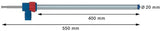 BOSCH Hammerbohrer-Set EXPERT SDS Clean plus-8X, 12 mm, 350 mm, Staubabsaugung
