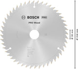 BOSCH Kreissägeblatt PRO Wood AD 216 mm Z48 WZ/N für Kapp- und Gehrungssägen