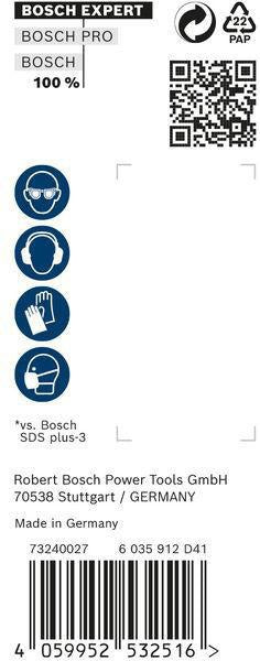 BOSCH Hammerbohrer Expert SDS-7X 5 mm SDS-plus 30 Stück für Stahlbeton