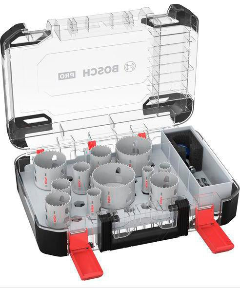 BOSCH Lochsägen-Set PRO Multi Material PC Plus 14-teilig 20-76 mm HSS mit 8% Kobalt