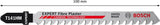 BOSCH Stichsägeblatt Fiber Plaster T 341 HM, 132 mm, Zahnteilung 4,3 mm, 3 Stück pro Karte