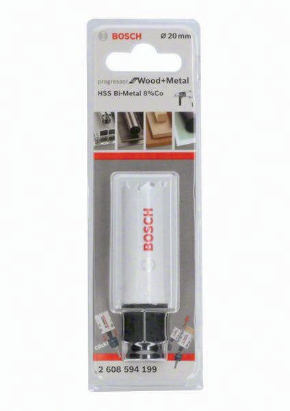 Bosch Lochsäge HSS-Co8 102 mm BIM Progressor for Wood and Metal Power Change Plus