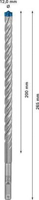 BOSCH Hammerbohrer Expert SDS-7X Ø18 mm, Arbeitslänge 200 mm, SDS-plus