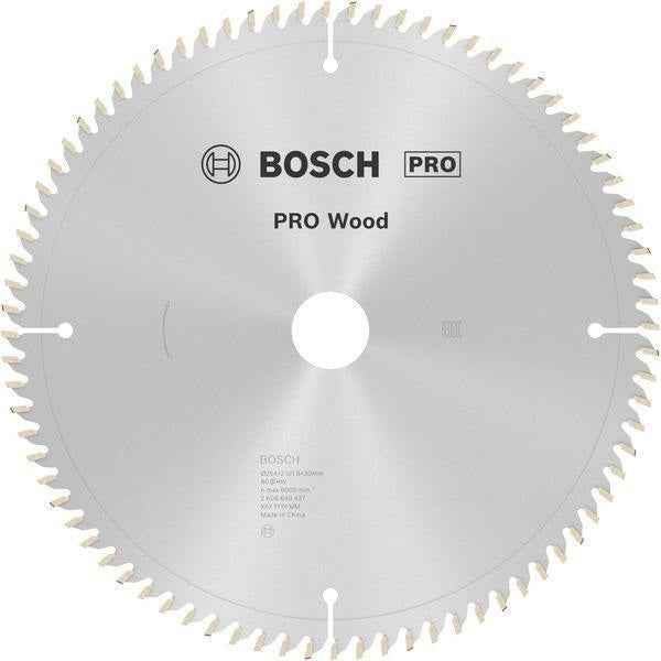 Bosch Kreissägeblatt PRO Wood AD 160 mm Z24 WZ für präzise Holzschnitte