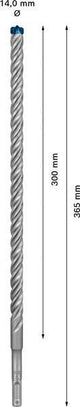 BOSCH Hammerbohrer Expert SDS-7X Ø18 mm, Arbeitslänge 200 mm, SDS-plus
