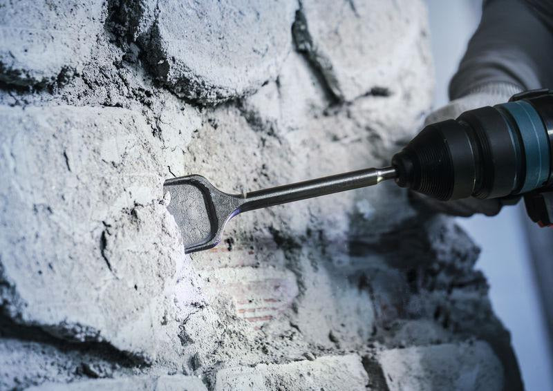 Spatmeißel LongLife 250 mm SDS-plus BOSCH – 40 mm Schneidenbreite für Mauerwerk