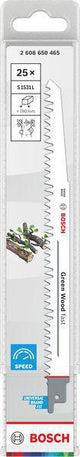 Bosch Säbelsägeblatt S 644 D, 150 mm, HCS, für Holz, Span, MDF und Kunststoff, 5er Pack
