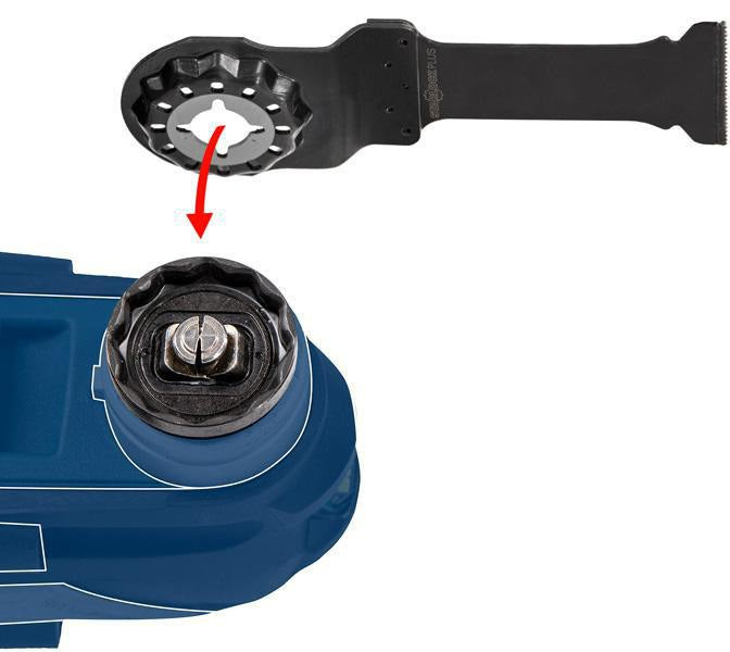 BOSCH Tauchsägeblatt PRO AII65APIB Starlock Bi-Metall 40 mm für Holz, Metall & Kunststoff