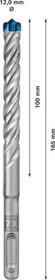 BOSCH Hammerbohrer Expert SDS-7X Ø18 mm, Arbeitslänge 200 mm, SDS-plus