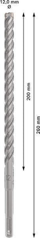 Bosch Hammerbohrer PRO SDS plus-5X, Ø 10,0 mm, Arbeitslänge 100 mm, SDS plus, Vierschneider für Stahlbeton